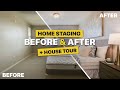 HOME STAGING BEFORE &amp; AFTER: AN INCREDIBLE TRANSFORMATION