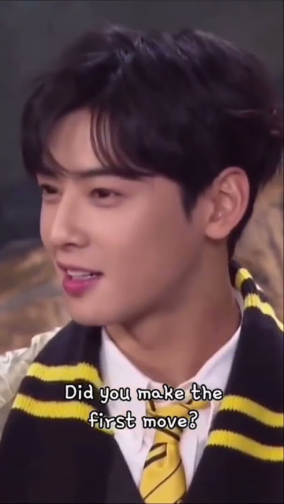 Cha eun woo talks about his ex girlfriend