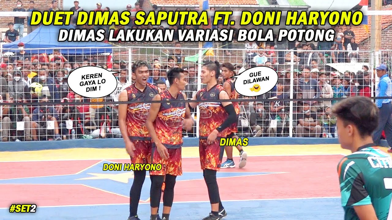 DIMAS LAKUKAN VARIASI BOLA POTONG, DUET DIMAS SAPUTRA FT. DONI HARYONO || AGAM JAYA CUP #SET2