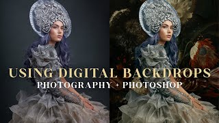 How to use Digital Backdrops | Photography + Photoshop | onlythecurious