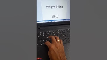 Weight lifting image on MS Word using keyboard shortcuts