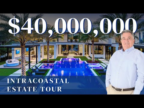 Tour a $30M Boca Raton Waterfront Mansion!