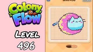 Colony Flow Level 496 Walkthrough