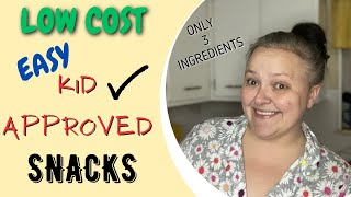 3 Ingredient  Delicious & Budget Friendly Snacks || KID APPROVED ✅