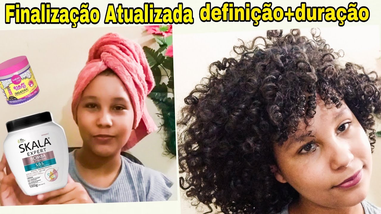 MINHA FINALIZAÇÃO PARA CABELO CACHEADO CURTO ATUALIZADA