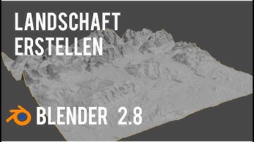 Blender Landschaft erstellen / modellieren | Tutorial