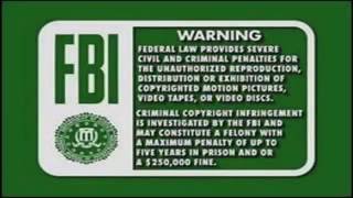 Green Fbi Warning Screens
