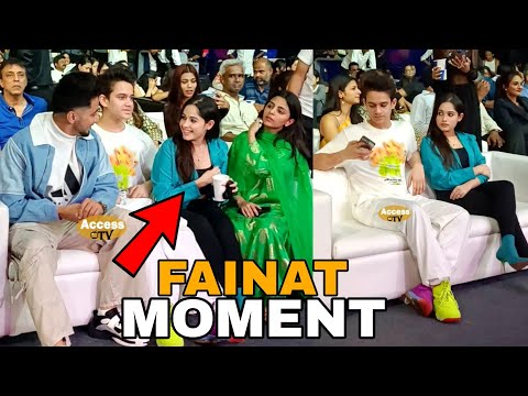 Jannat Zubair Waiting For Mr Faisu, Finally They Meet | Fainat Moment | Ayaan Zubair | #fainat