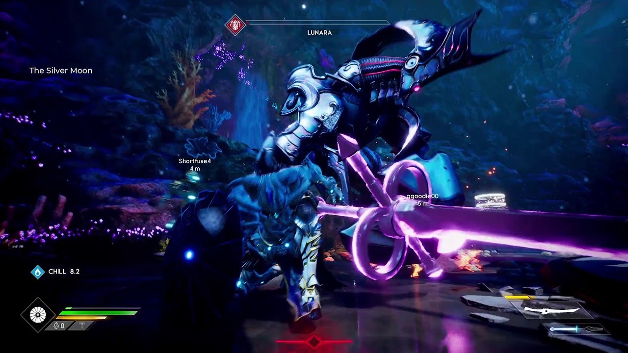 Godfall Boss fight - Lunara The Silver Moon