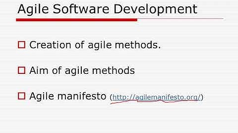 Agile dvelopment