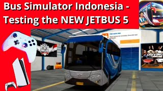 Bus Simulator Indonesia - Testing the NEW JETBUS 5 MOD + Basuri Horn! | #68  screenshot 2