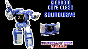 Transformers WFC Kingdom Core Class Soundwave Review