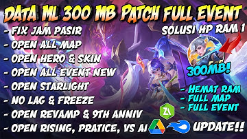 Data ML Lite 300MB Full Event Patch Revamp New Terbaru 2025 | ML Lite | Cara Mengatasi ML Lag Frame