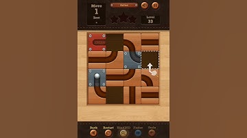 Roll the Ball slide puzzle Skilled Pack Level 33 Solution