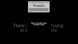 Minecraft Elimination Game 48 #minecraft #games #trivia #quiz screenshot 1