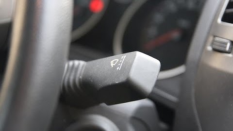 How to set wiper intermittent intervals - windscreen\windshield wipers