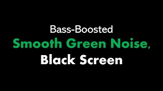 🔴 Bass-Boosted Smooth Green Noise, Black Screen 🟢⬛ • Live 24/7 • No mid-roll ads screenshot 5