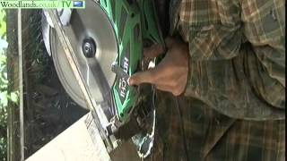 Cutting the cheeks of a Tenon using a circular saw