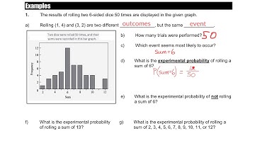 MBF3C 1-05 Experimental Probability