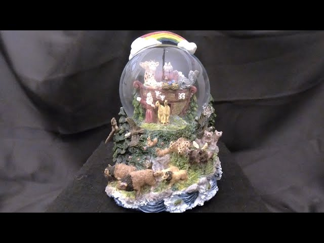 Ep. 14 - Snow Ball Fight - Snow Globe Repair - Replace water, cracked  globe and torn stopper 