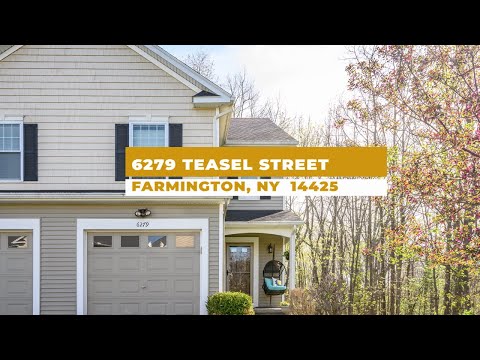 6279 Teasel Street, Farmington, NY home video tour