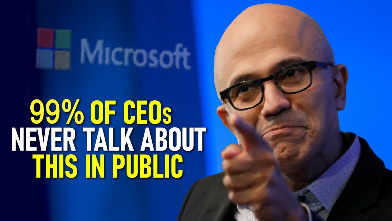 Satya Nadella Leaves the Audience SPEECHLESS  Microsoft CEO of Indian Origin  Motivational Video