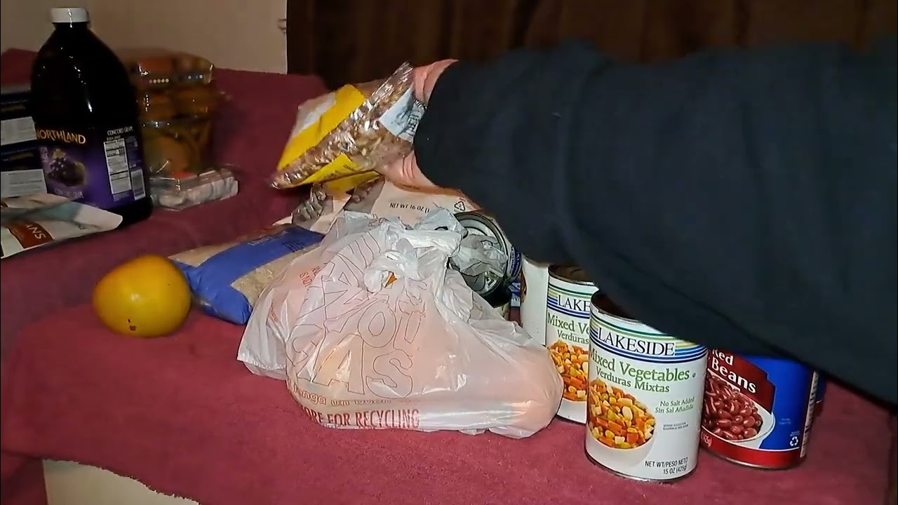 My January Food Bank Haul.