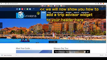 How to add your trip advisor widget to your website -  i25sa