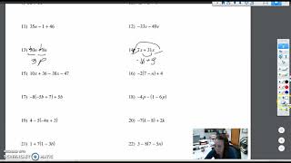 Simplifying Variable Expressions-Kuta Tutorial