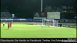 Noah Chivuta's penalty goal for Ayutthaya United vs kalasin