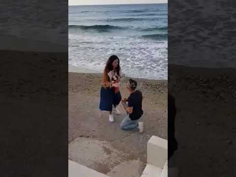 Παραμυθένια πρόταση γάμου από θαλάσσης στην Κρήτη