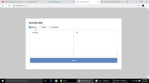 Send SMS | Send Bulk SMS in PHP