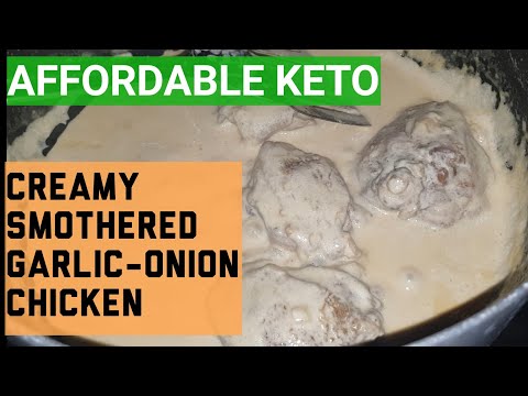 filipino-keto:-new-affordable-recipe-"creamy-smothered-garlic-onion-chicken"-dish