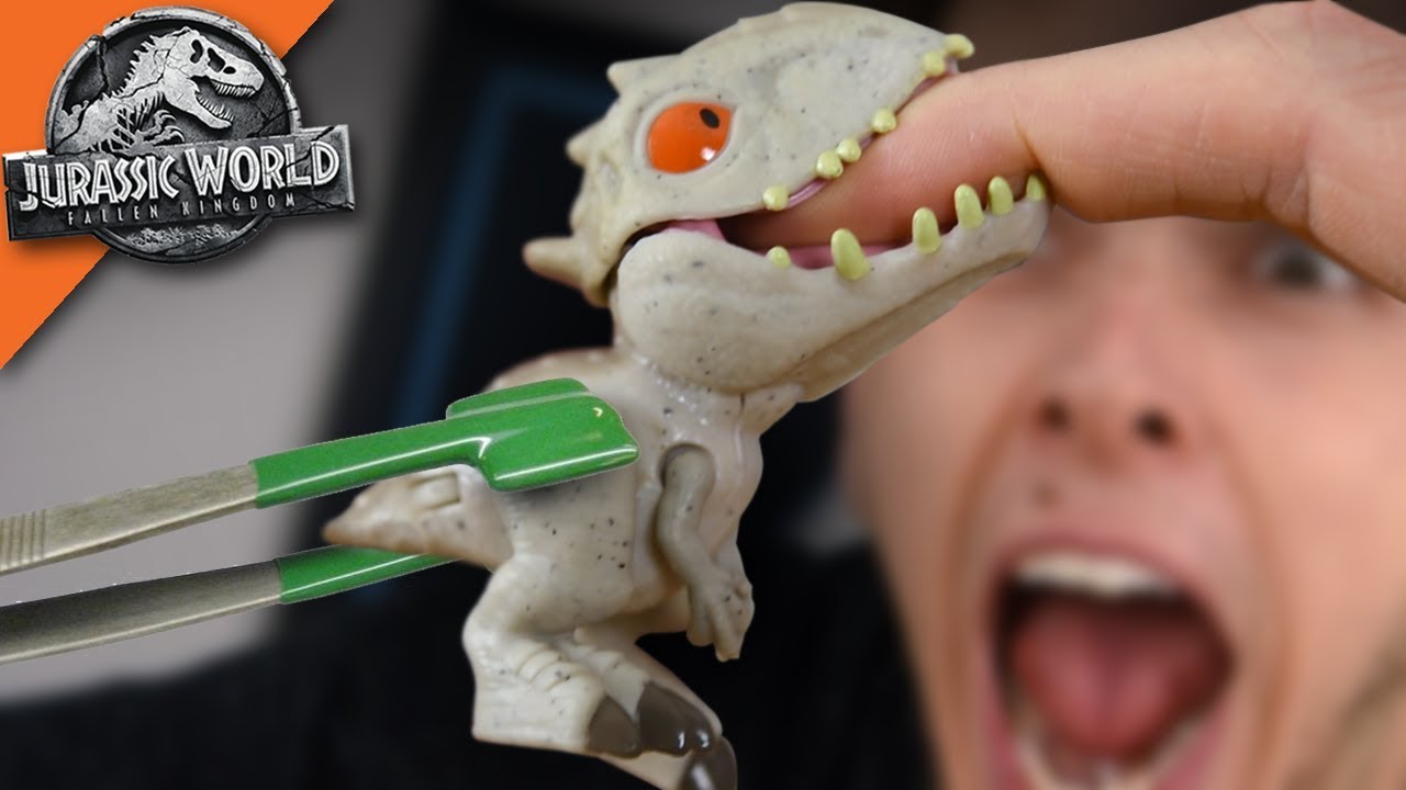 BITTEN by an INDOMINUS REX!!! - Jurassic World Unboxing