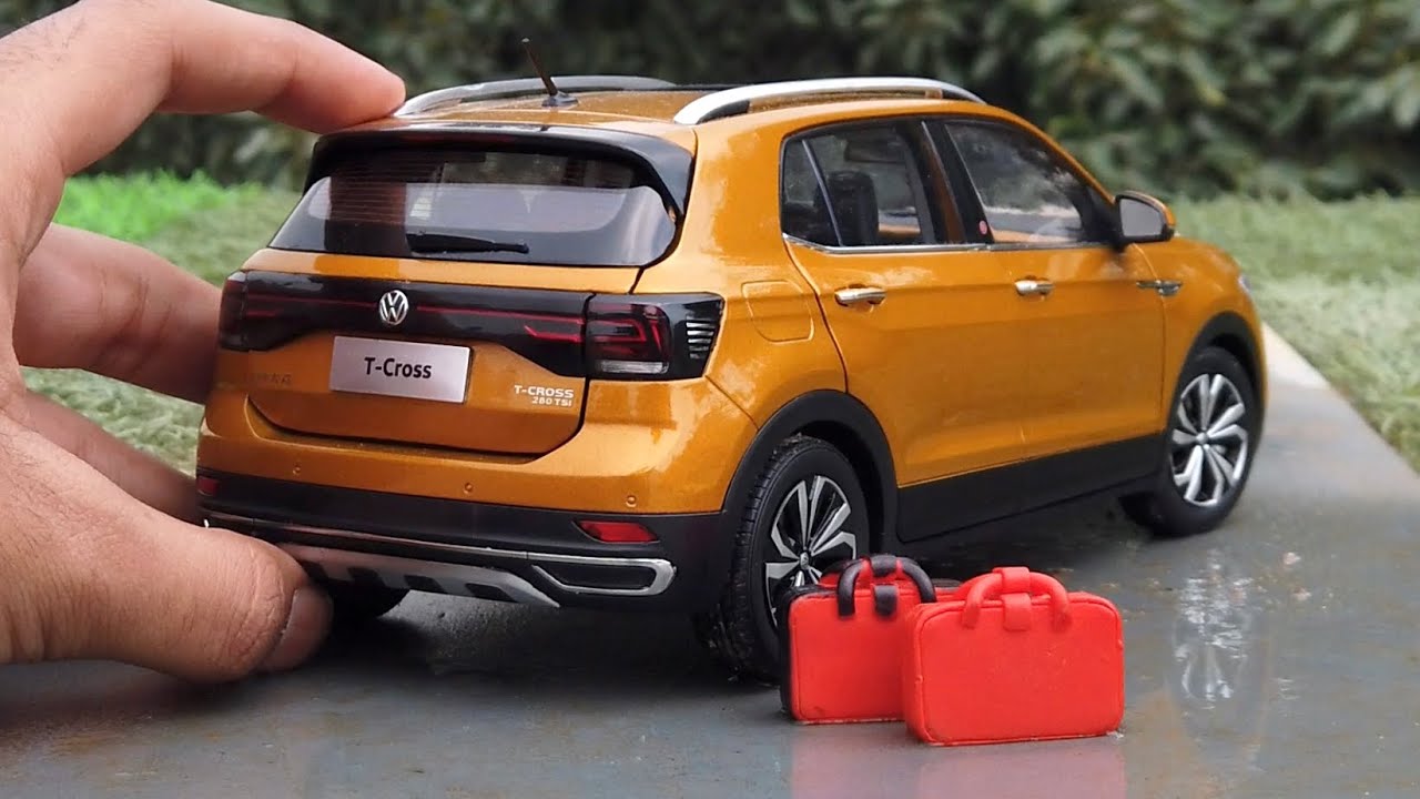 Mini Volkswagen Taigun Diecast Model Car Unboxing