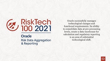 RiskTech100 2021 category winner | data aggregation and reporting