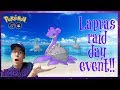 3X SHINY LAPRAS CAUGHT DURING LAPRAS RAID DAY + AMAZING SHINY EVOLUTION
IN POKEMON GO!