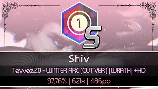 「🔘 osu!」Shiv | Tevvez2.0 - WINTER ARC (CUT VER.) [WRATH] +HD