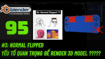 Bài 95: Normal Flipped – Yếu tố quan trọng khi render 3D model! |Blender cơ bản |Tự học Blender 2025