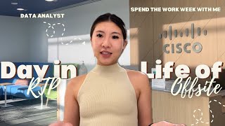 Come Work a Week with Me at the Cisco RTP Campus | Week in Life of #dataanalyst #dayinthelife