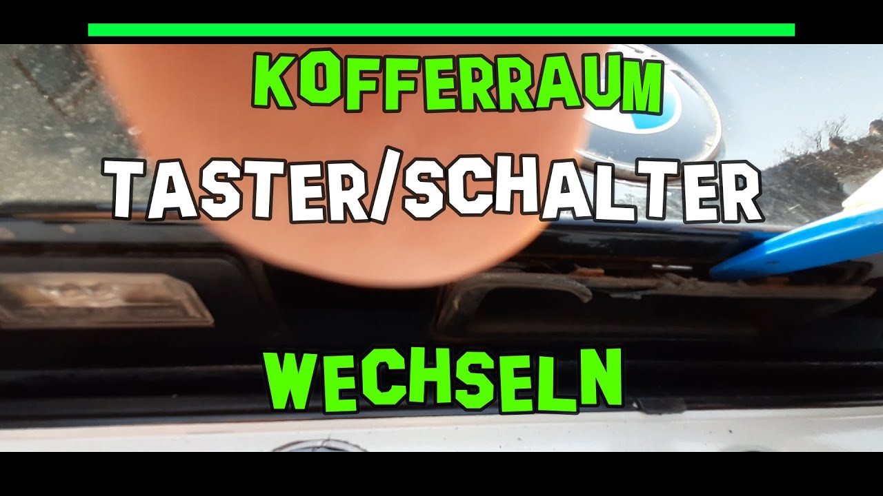 Mikroschalter Griffleiste Heckklappe mit Taster Öffner Kofferraum