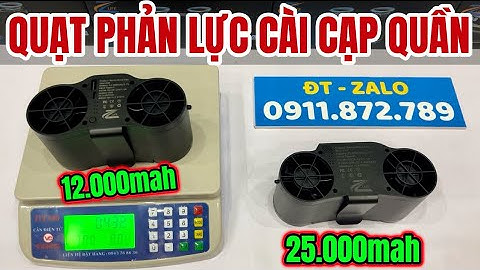 Quạt Phản Lực Siêu Gió Cài Cạp Quần Pin Chạy Cả Ngày Về Hàng Phục Vụ Bà Con
