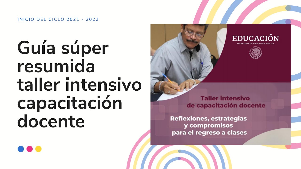 Guía en 3 productos las 3 sesiones del taller intensivo de capacitación