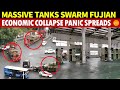Massive Tanks Head to Fujian, Taiwanese Businesses Exit China, Economic Collapse Panic Spreads