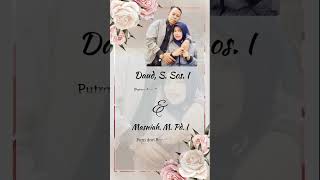 undangan syukuran pernikahan daud &masniah ..09012023