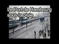 Emusele port de hambourg sous la pluie