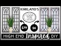 *NEW* HIGH END INSPIRED Wall Decor | KIRKLAND&#39;S Wood &amp; Iron Shutter Window Dupe | Look For Less!