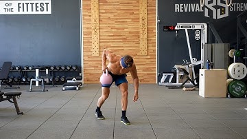 Split Stance Single Arm KB Row