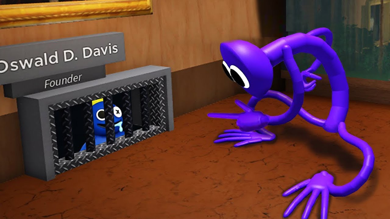 O QUE ACONTECE SE OS RAINBOW FRIENDS NUNCA NOS VEREM? MONSTRO ROXO ...