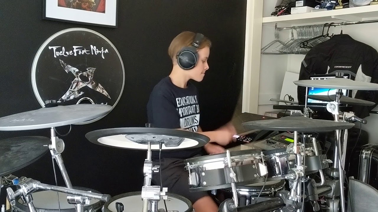 Liam Bradford - Drum cover of Post Mortem by Twelve Foot Ninja.